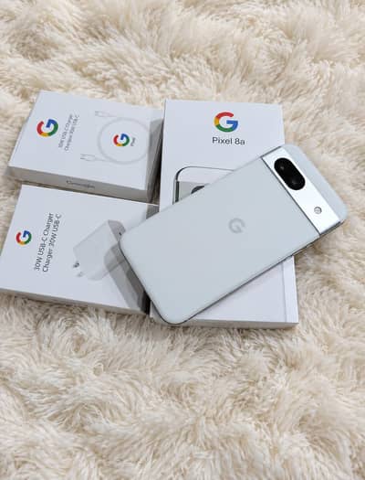 Google Pixel 8a with box 10/10 waterpack Dual Sim 64MP official