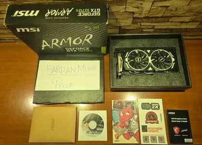 Gtx 1070ti 8gb with complete box