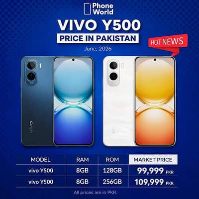 vivo y500 for sale just 16day used 128gb 8+8Ram white colour