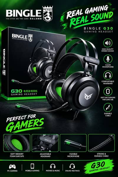 BINGLE G30 Gaming Headset