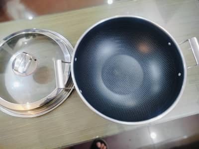 Laser coating karahi