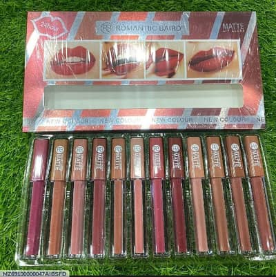 12 shades for your lips.