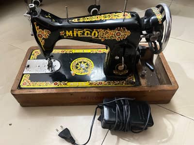 Mieco Sewing Machine with Motor & Pedal in very  good condition