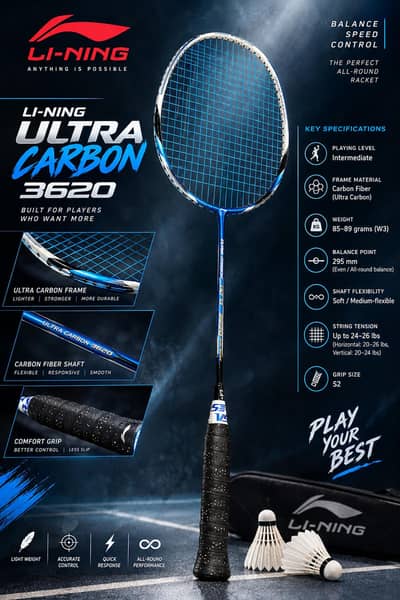 Li-Ning original racket  UC3620