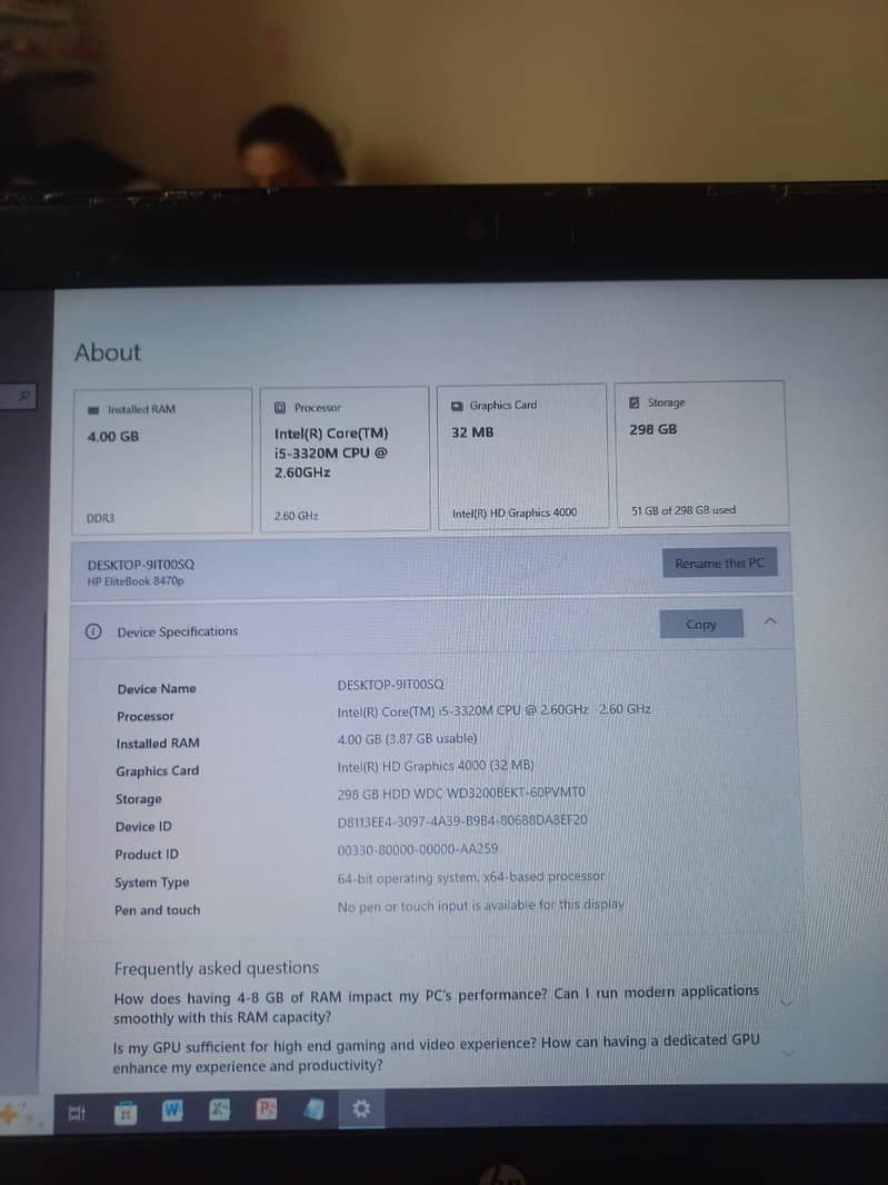 HP 3rd generation 4