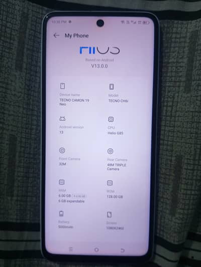 Tecno CAMON 19 Neo