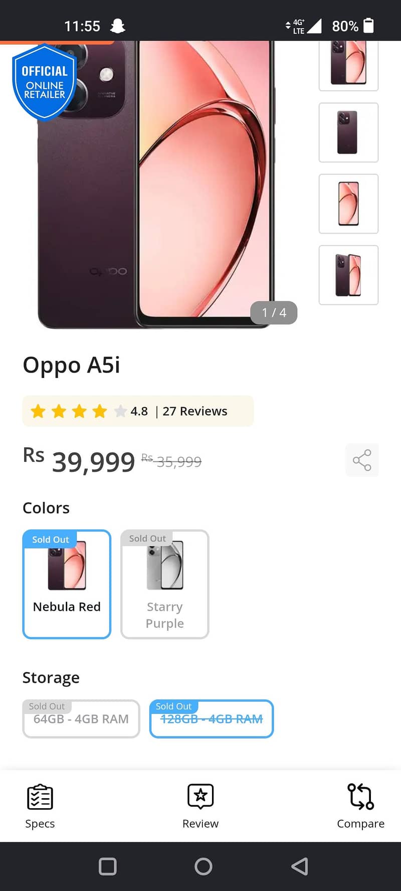 OPPO A5 3
