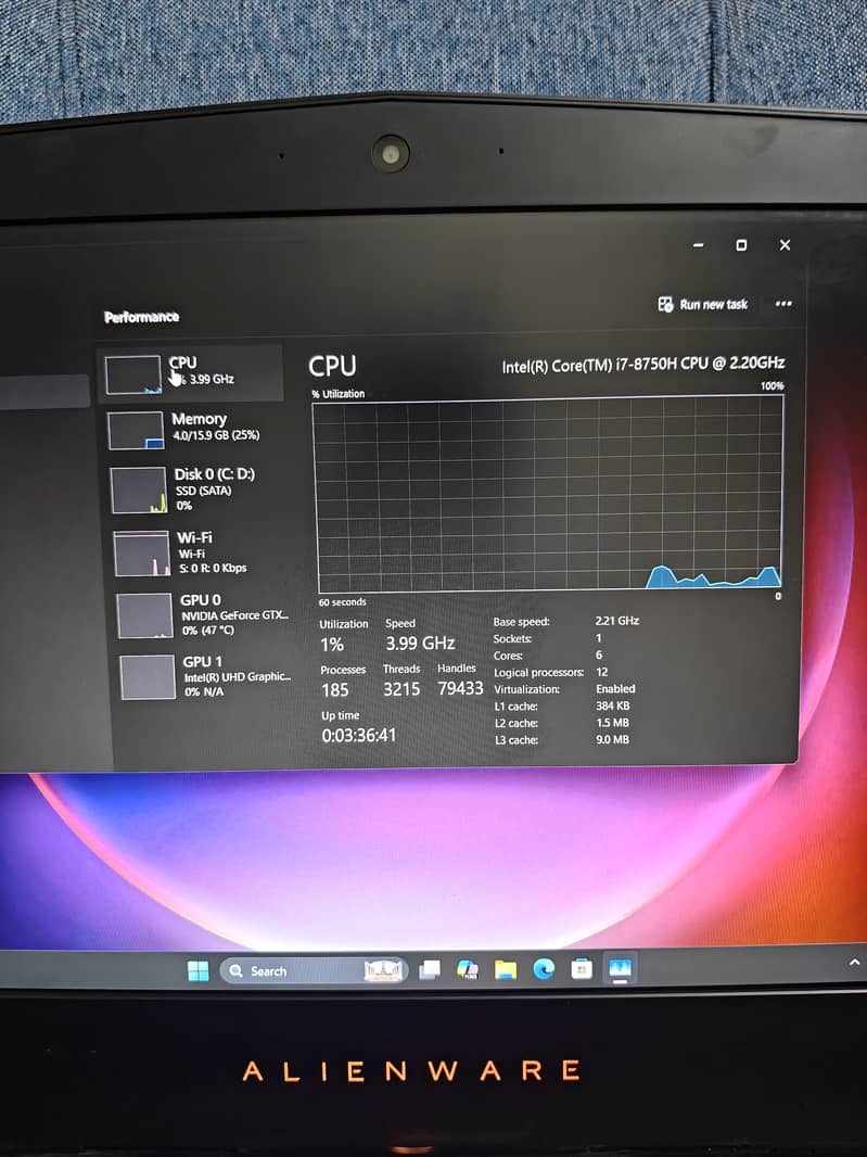 Alienware Gaming laptop 7