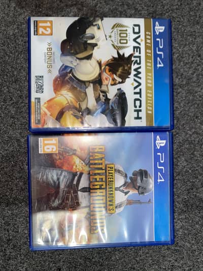 Overwatch & PUBG PS4