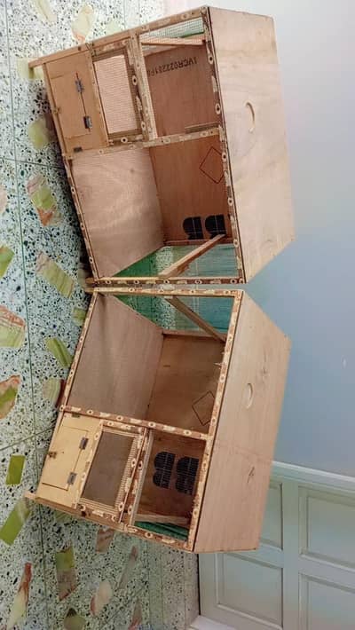 Wood cage