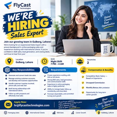 Female Sales Executive for Call Center