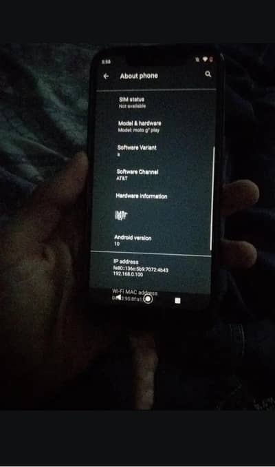 moto g7 play 2/32 sim network lock non pta