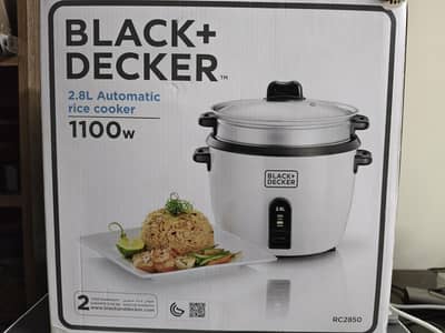 Black+Decker Rice Cooker & Steamer – 2.8 Litres