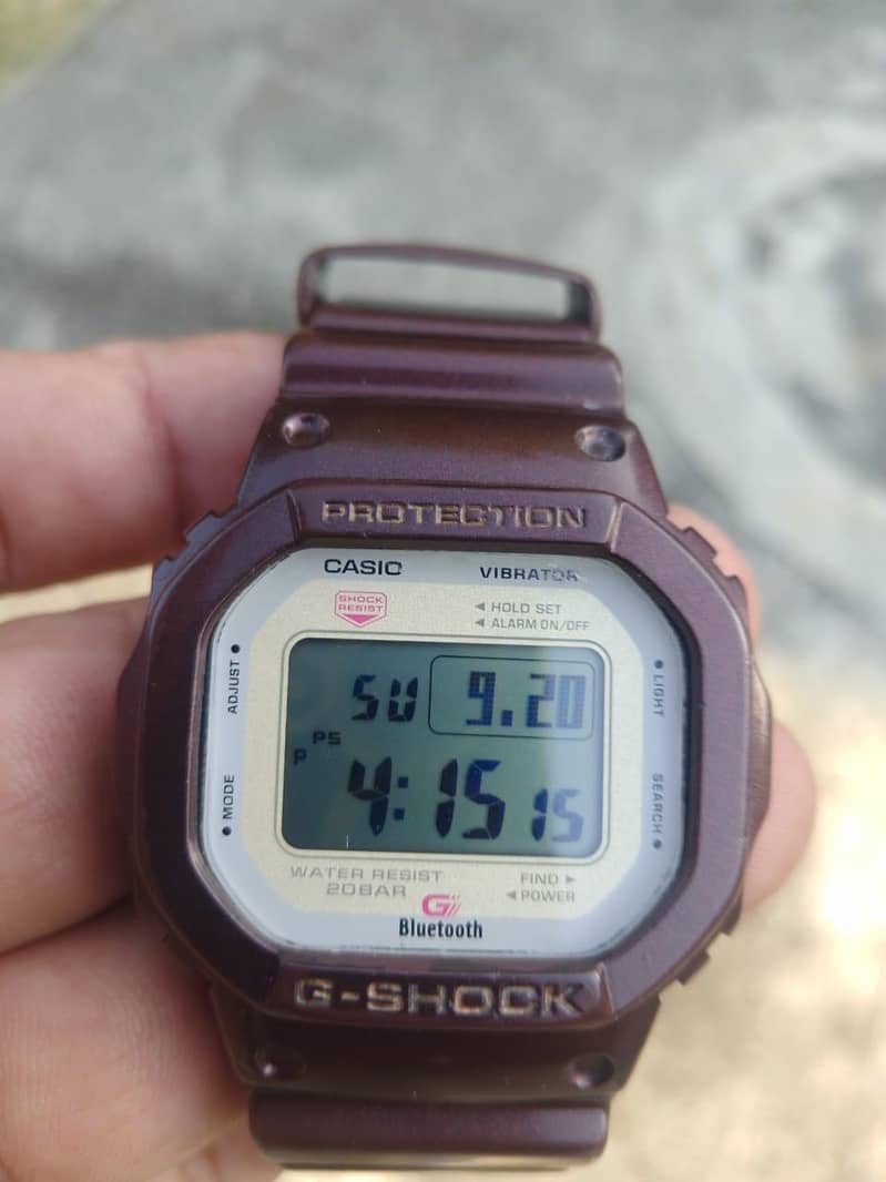 Casio square Bluetooth watch 5600 0