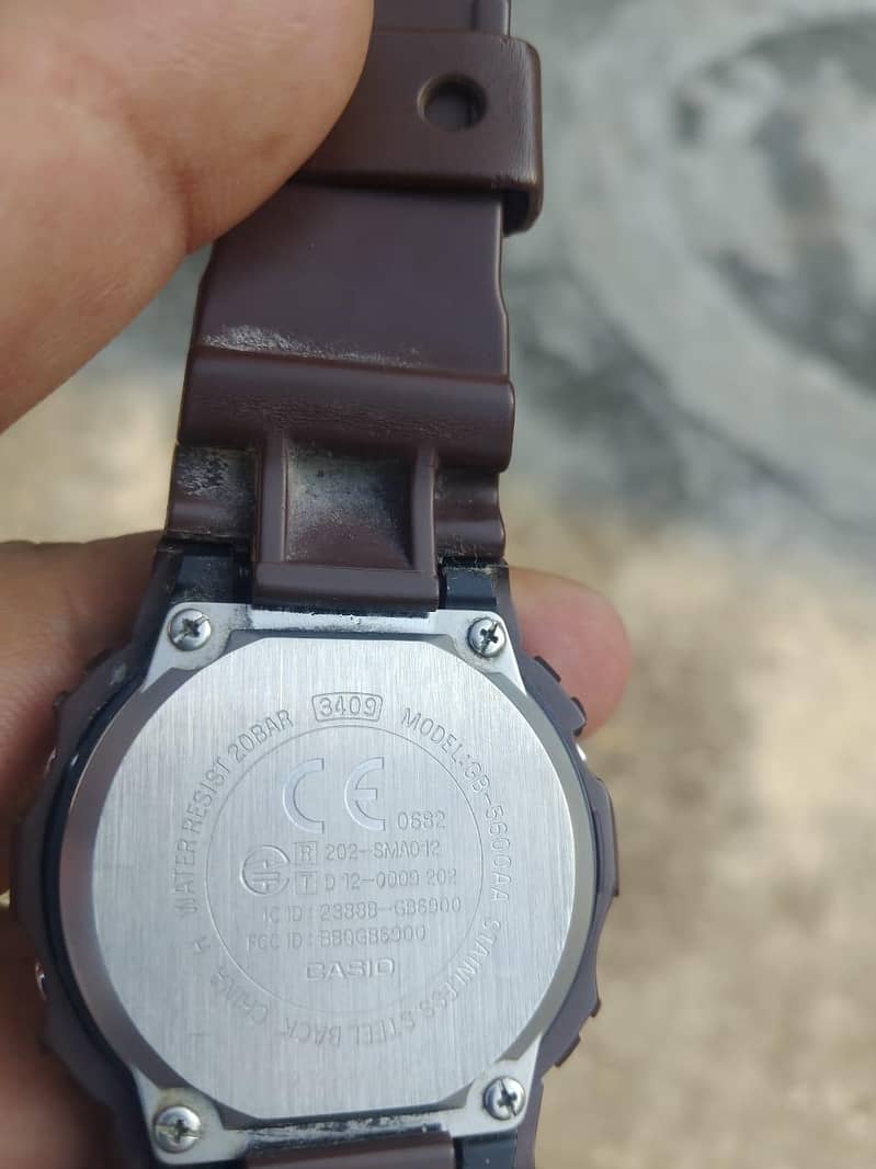 Casio square Bluetooth watch 5600 4