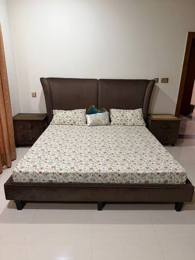 Brown velvet Bedset