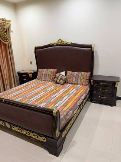 Antique wooden  Bedset