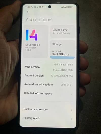 Xiaomi Redmi K40 Gaming