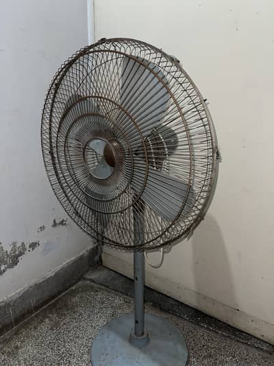 Old Heavy-Duty Stand Fan – Working Condition