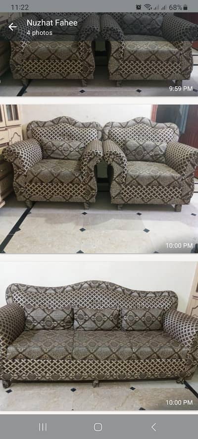 sofa set five seater in very good candition