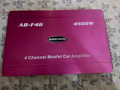 AudioBank 4 channel amplifier