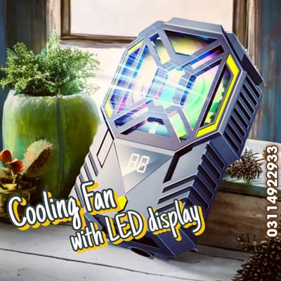 Gaming Fan with LED Display