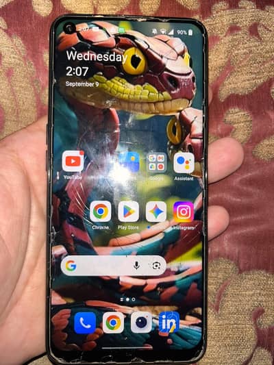 One Plus Nord N200 5g Model lcd crack touch ok 4+1 / 64gb