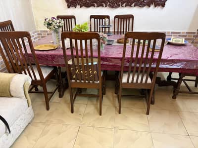 Pure wood Dinning table for sales - very slightly used