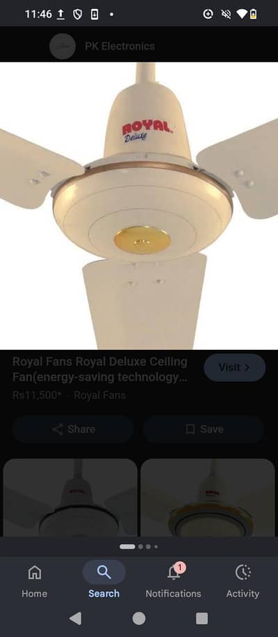 celling fan