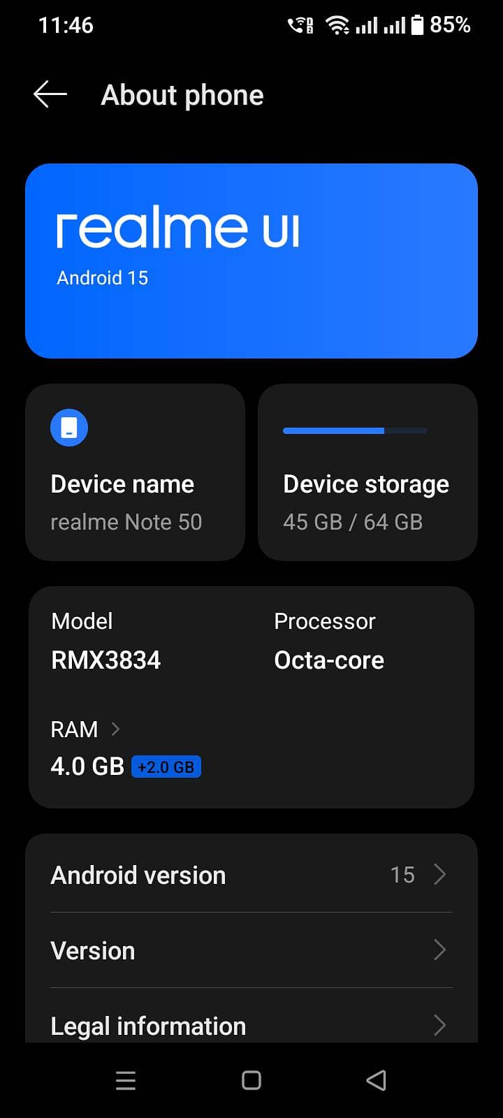 Realme Note 50 6