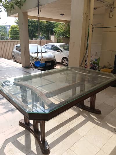 Dining table set with 6 chairs