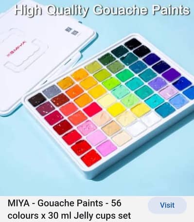 Gouache paints -56 color