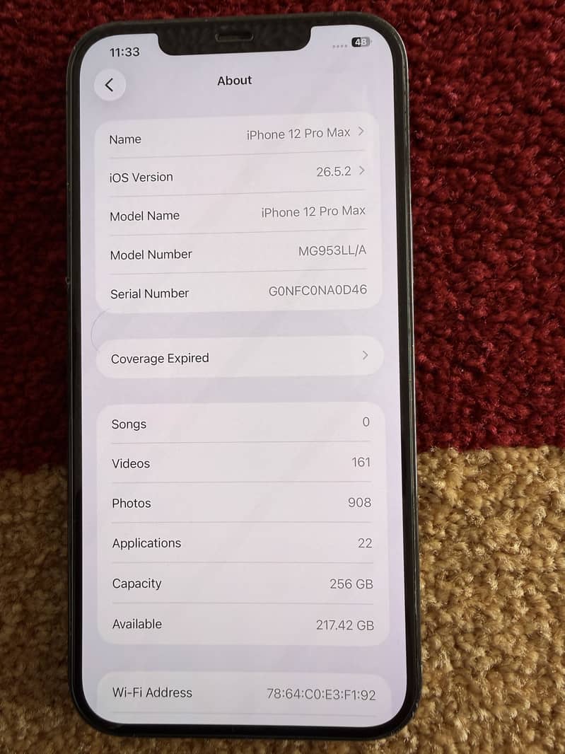 Apple iPhone 12 Pro Max 8