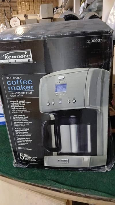 Kenmore elite 12 cup coffee/tea maker machine