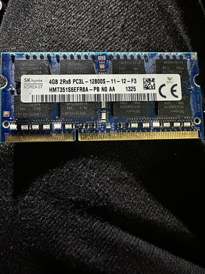 4GB DDR3L Laptop RAM (SODIMM)
