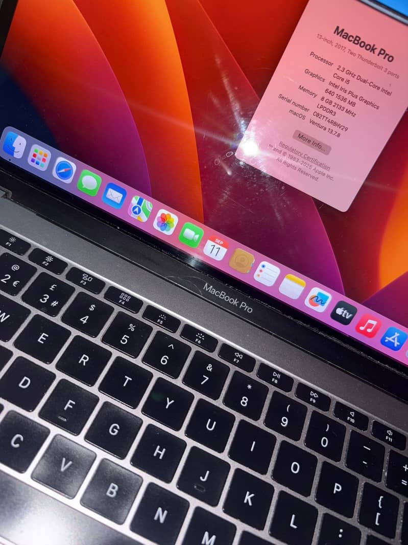 Mac book pro 2017 1