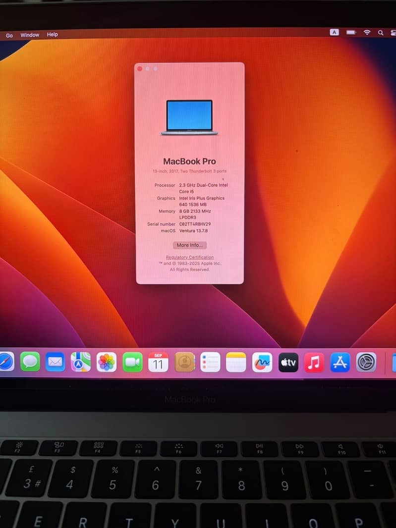 Mac book pro 2017 2