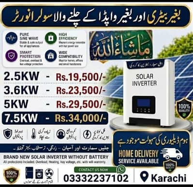 Solar Inverter [start minimum 1 solar panel]