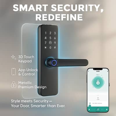 Advanced Door Lock SF-059 | Keyless Entry | Fingerprint & PIN Security