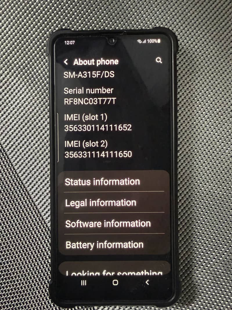 Samsung A31 7