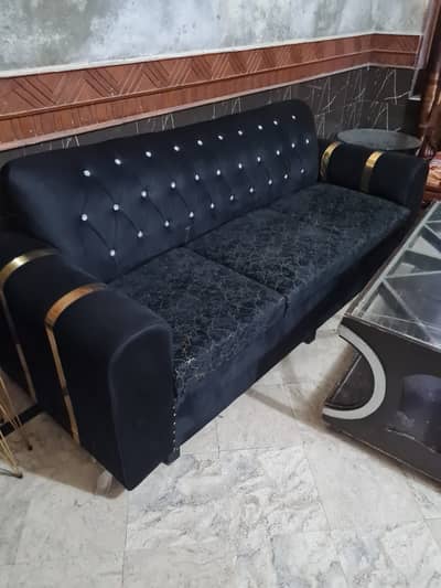 6 seater sofa set used