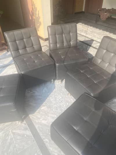 5-Piece Sofa Set for Sale – Good Condition