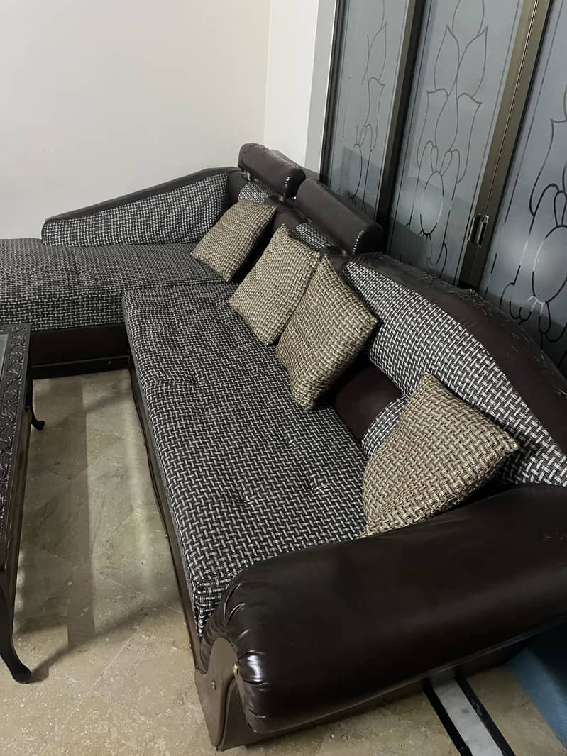 L shape sofa 1