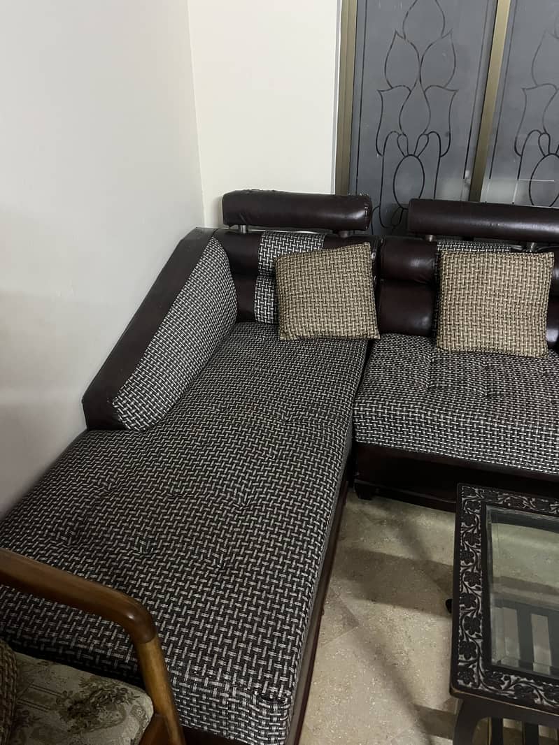 L shape sofa 2
