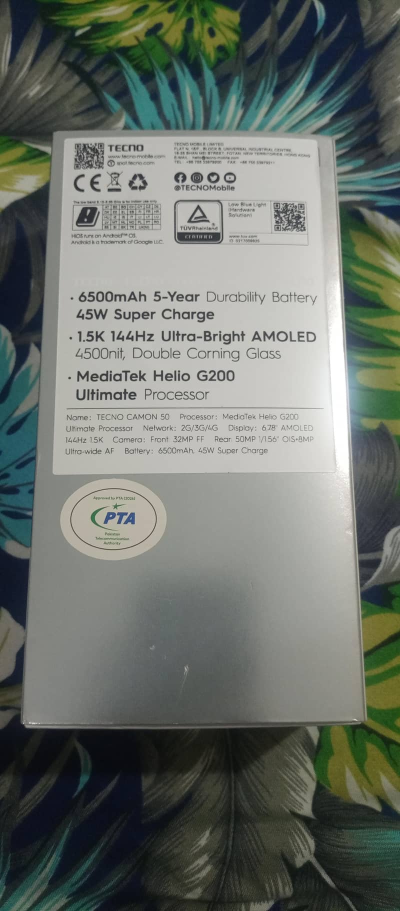 Tecno Camon 50 8/256. 1
