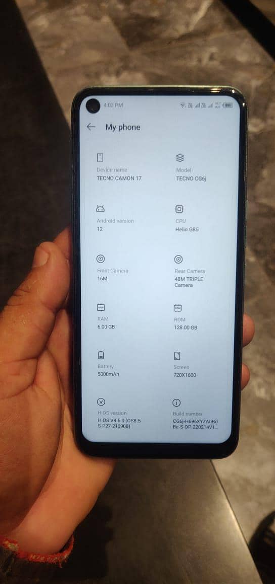 Tecno CAMON 17P 7