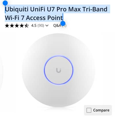 UniFi U7 Pro Max Tri-Band Wi-Fi 7 Access Point