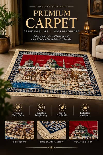 Turkish Desert Camel Art Wall Hanging