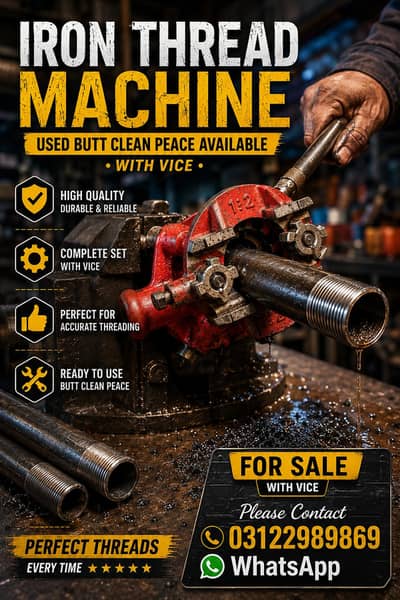 Irod Pipe Thread Machine