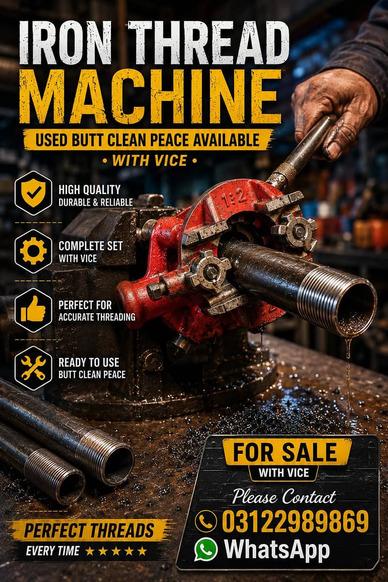 Irod Pipe Thread Machine 0